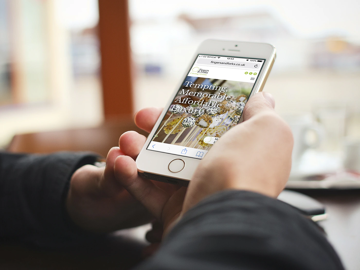Fingers and Forks Responsive Mobile Website
