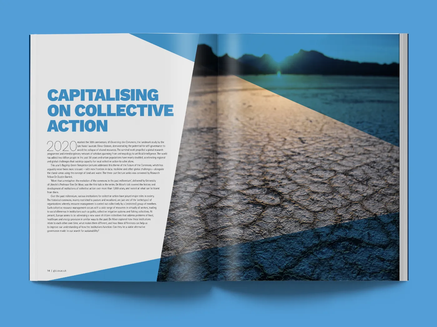 Green Templeton College Observatory Magazine Content Design