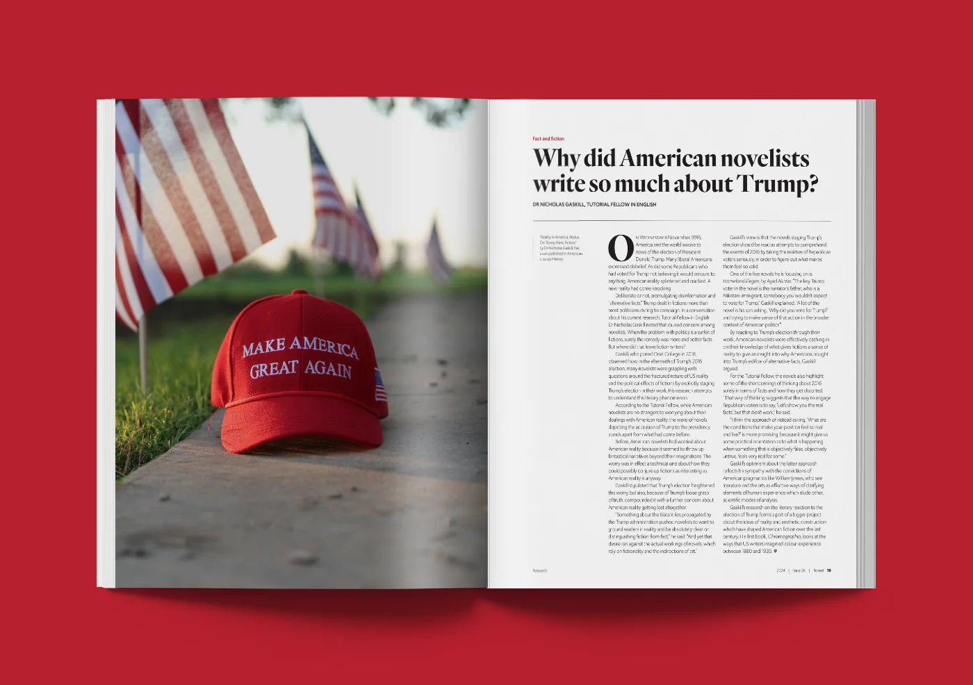 Oriel Floreat Magazine Article Design